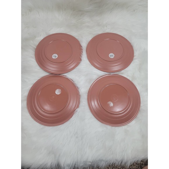 TarHong Rio Turquoise Floral Dinner Plate, 10.5", Melamine, Set of 4 - Picture 2 of 3